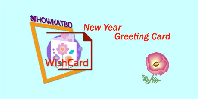 New year greeting card