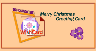 Merry Christmas Greeting Card